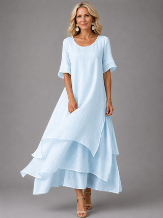 Cécile | Robe maxi grâce flottante femme