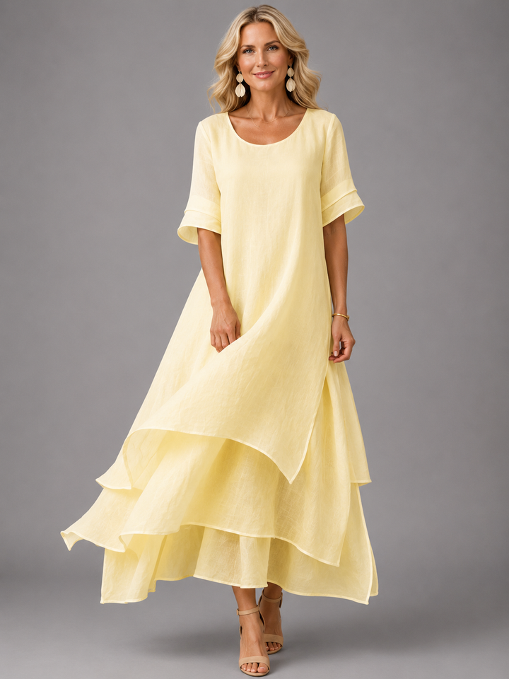 Cécile | Robe maxi grâce flottante femme