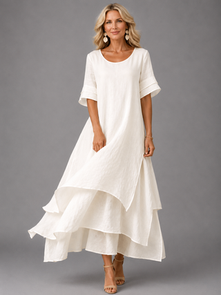 Cécile | Robe maxi grâce flottante femme