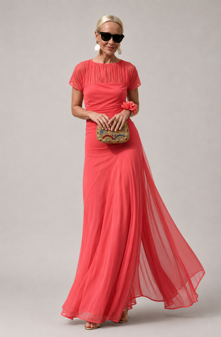 Emily | Robe en chiffon femme