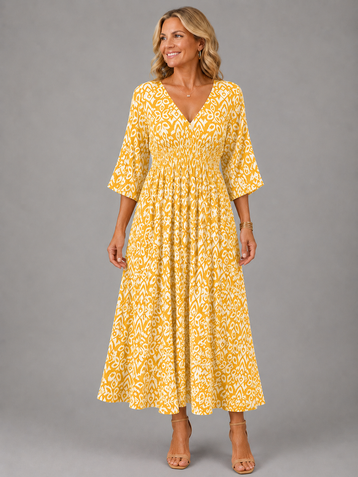 Jacqueline | Robe midi boho flow femme