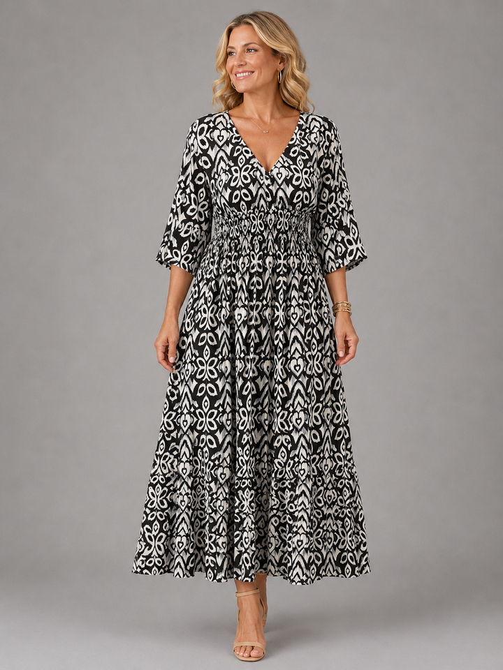 Jacqueline | Robe midi boho flow femme