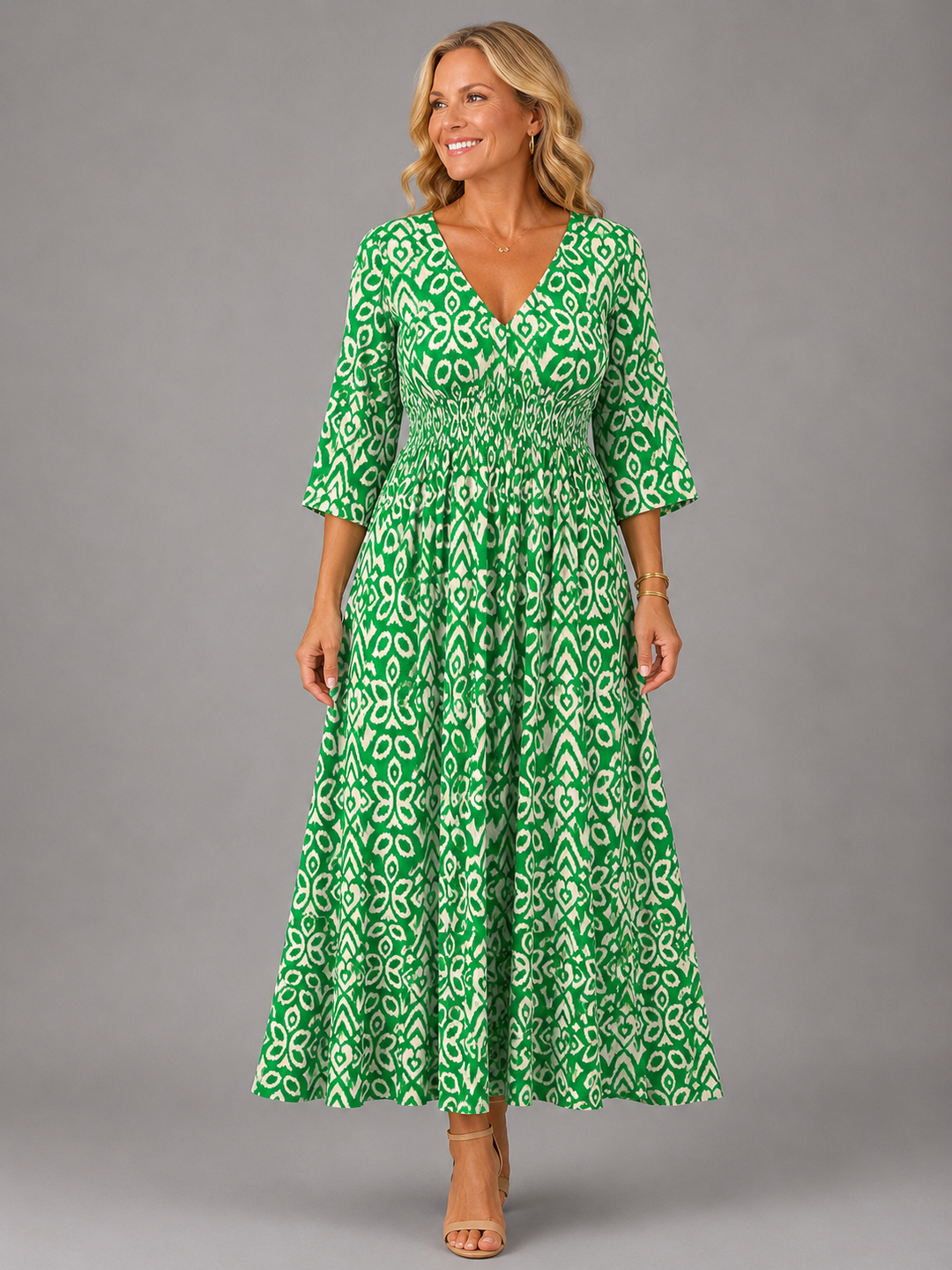 Jacqueline | Robe midi boho flow femme