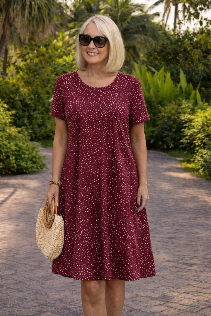 Elise – Robe bohème élégante