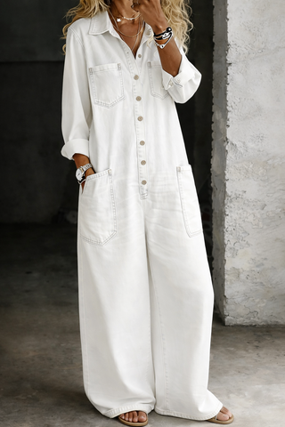 Lena™ – La combinaison en denim qui vous suit partout