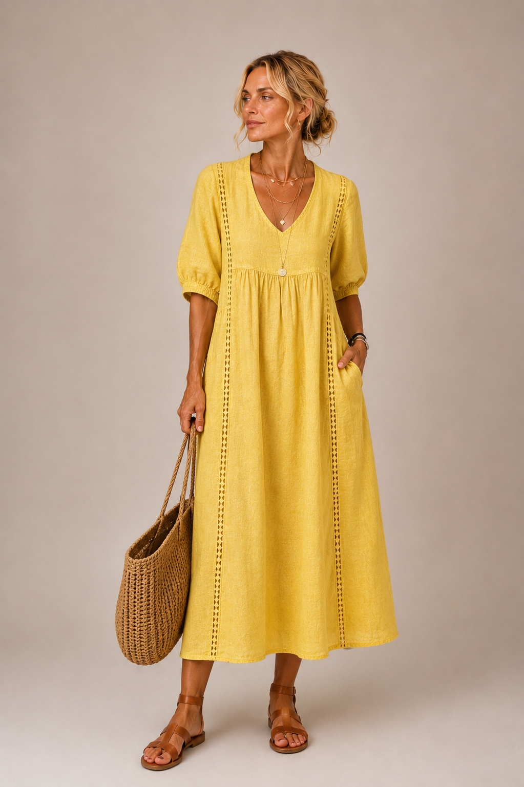 Sefi — Robe longue femme élégante