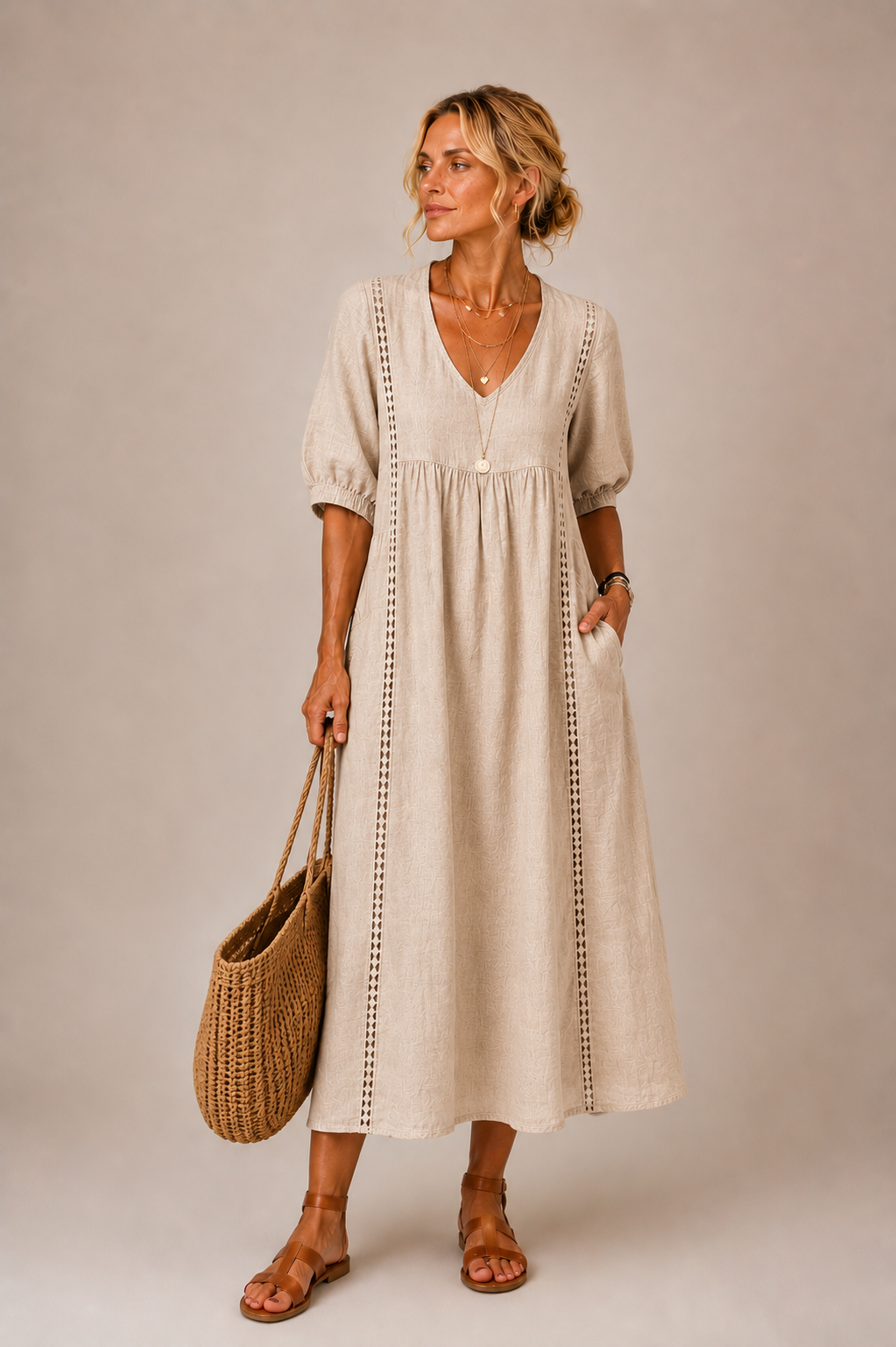 Sefi — Robe longue femme élégante
