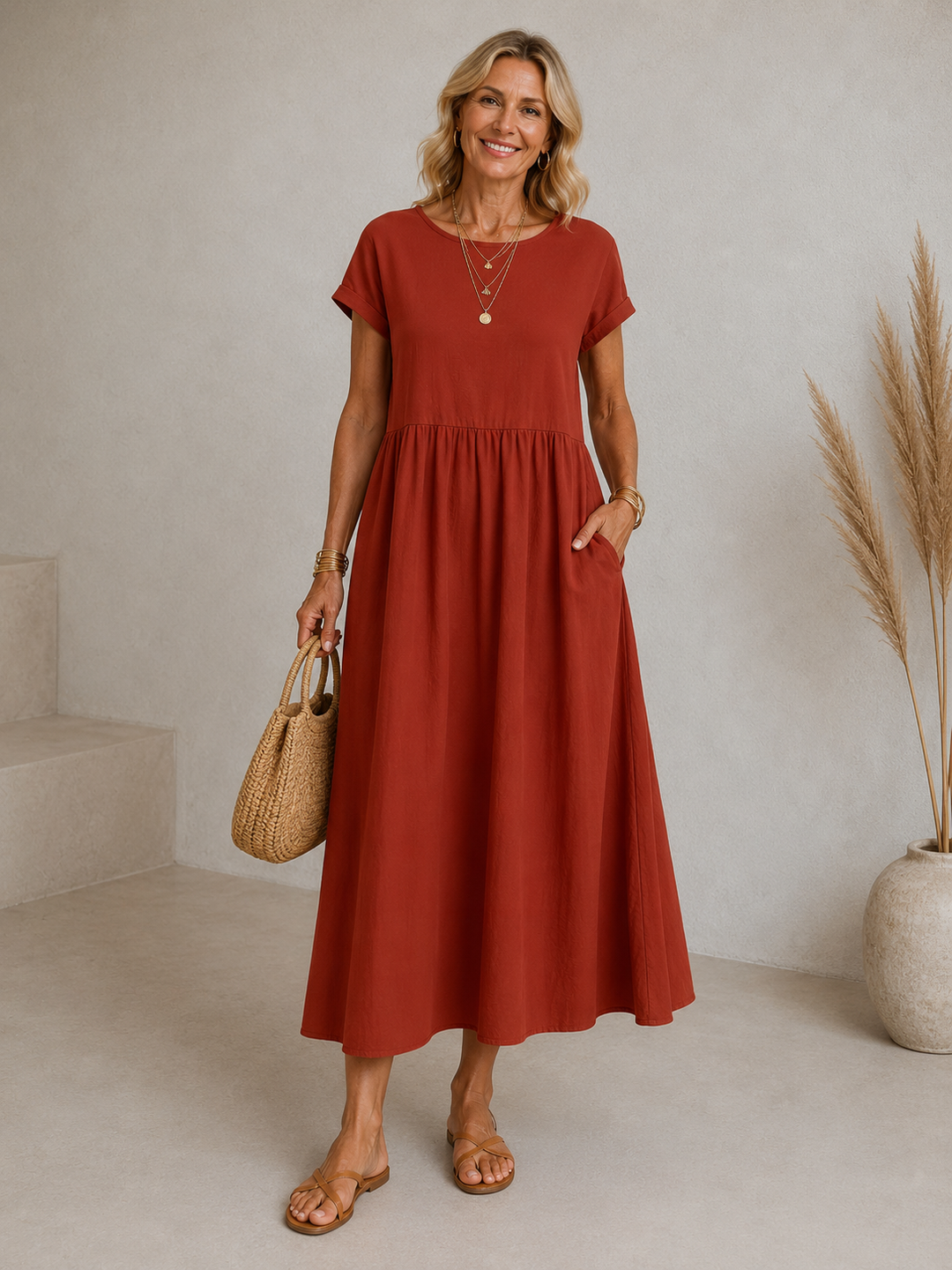 Gabrielle — Robe longue femme élégante