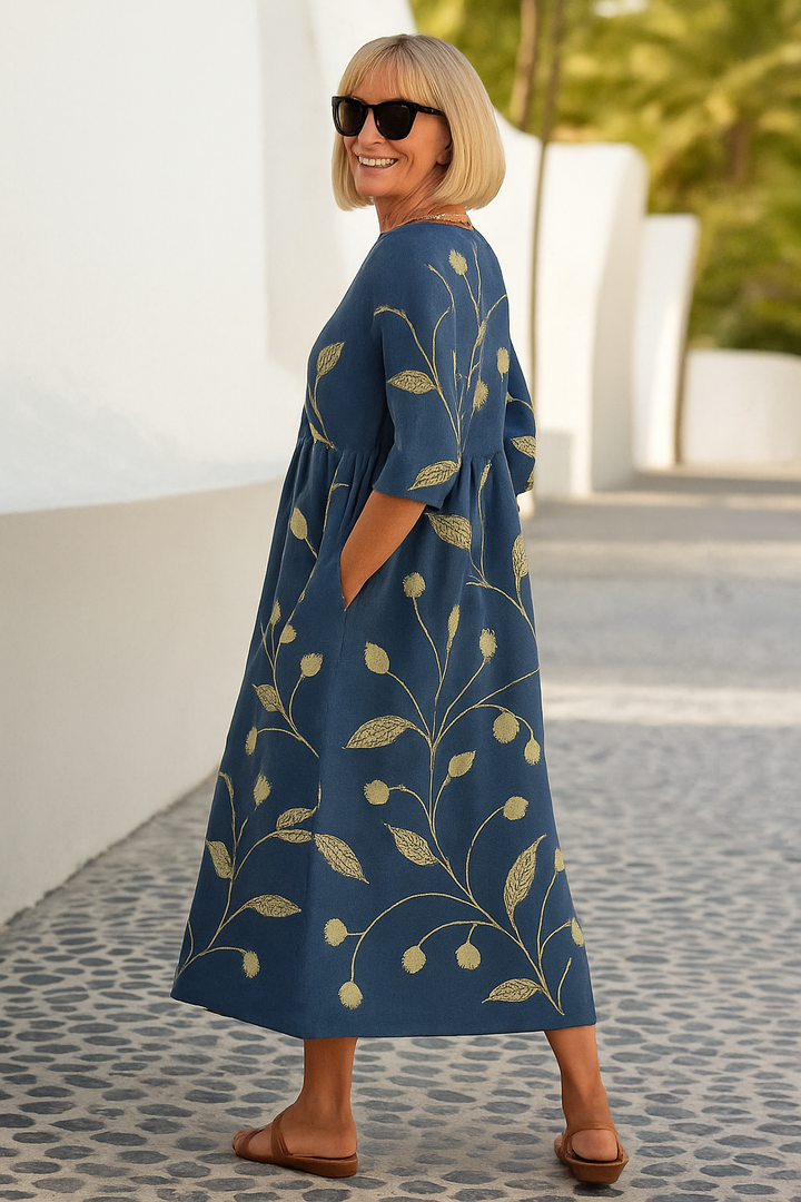 Eliza | Robe midi décontractée femme