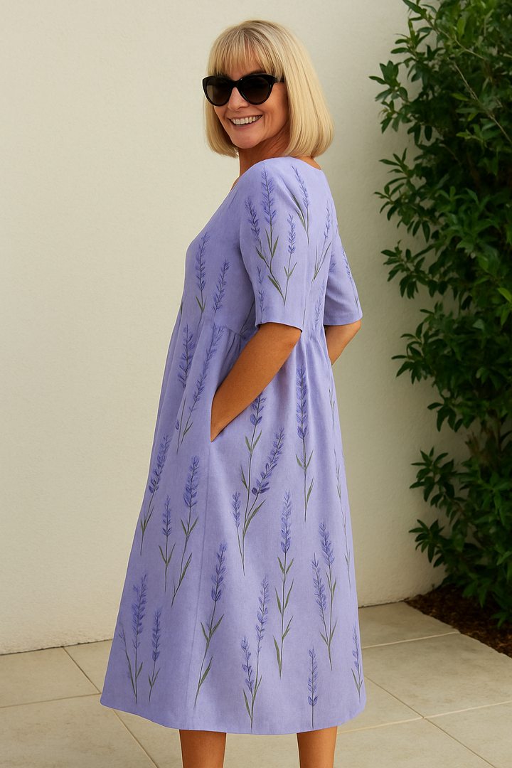 Eliza | Robe midi décontractée femme