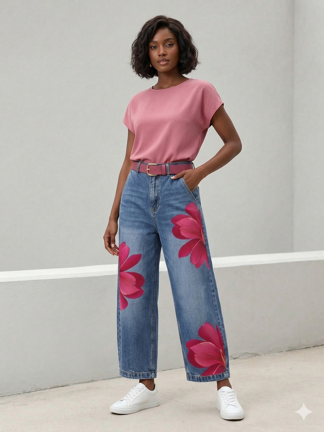 Léonie | Pantalon imprimé femme