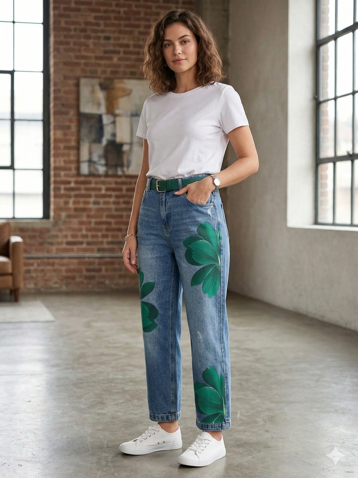 Léonie | Pantalon imprimé femme
