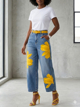Léonie | Pantalon imprimé femme