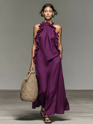 Gladys — Robe longue femme élégante