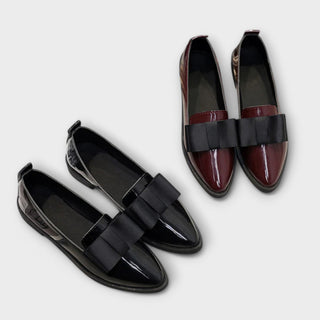 Léonie | Mocassins Vernis Nœud