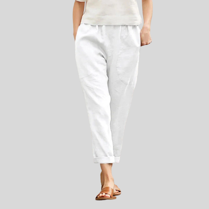Françoise | Pantalon chino femme raffiné casual