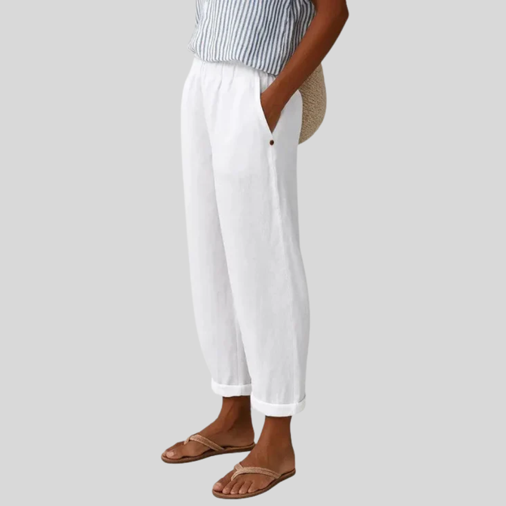 Mathilde | Pantalon femme coupe ballon confortable