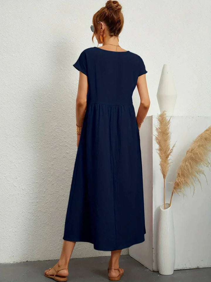 Gabrielle | Robe midi fluide femme