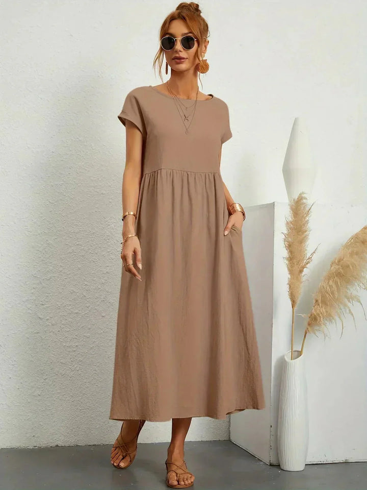 Gabrielle | Robe midi fluide femme