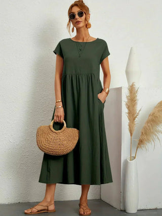 Gabrielle | Robe midi fluide femme