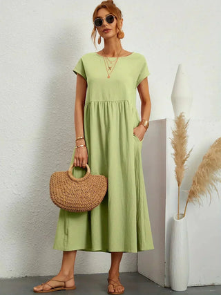 Gabrielle | Robe midi fluide femme