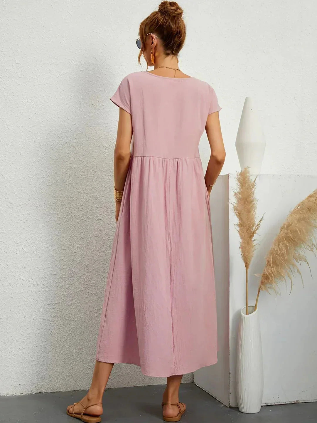 Gabrielle | Robe midi fluide femme