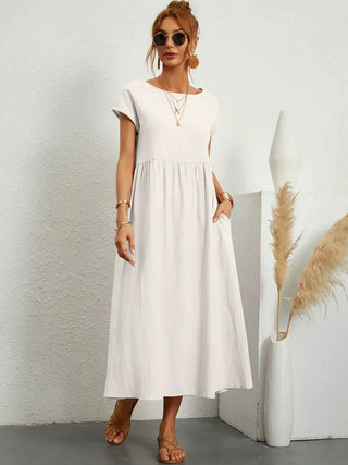 Gabrielle | Robe midi fluide femme