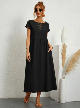 Gabrielle | Robe midi fluide femme