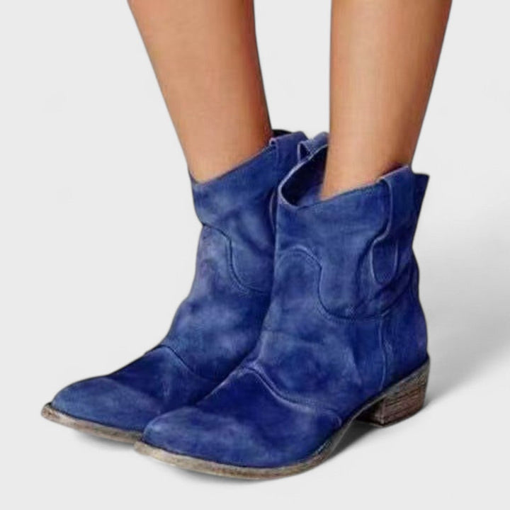 Daphné | Bottines western suédées femme