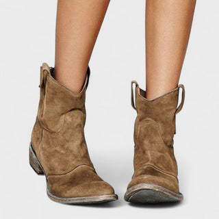 Daphné | Bottines western suédées femme