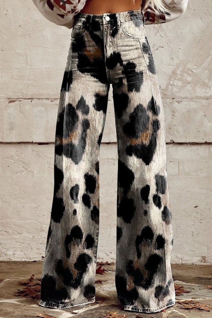 Gaëlle | Pantalon imprimé sauvage femme