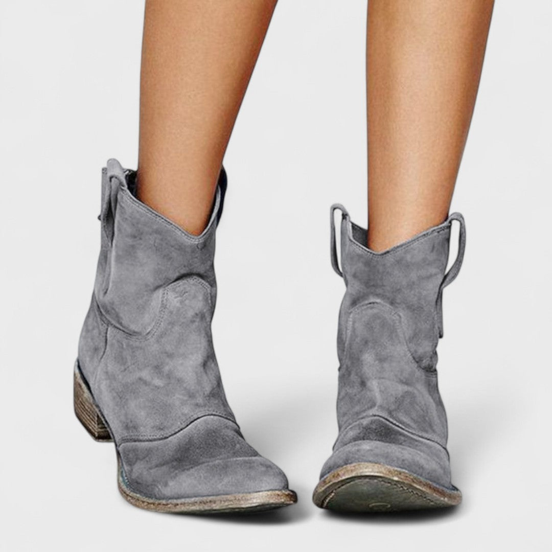 Daphné | Bottines western suédées femme