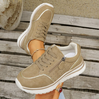 Émilie | Baskets zip confort élégant femme
