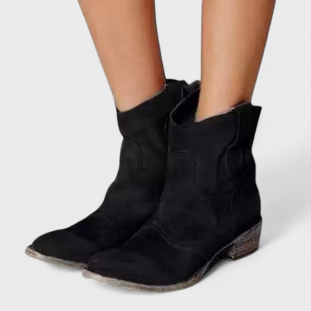 Daphné | Bottines western suédées femme