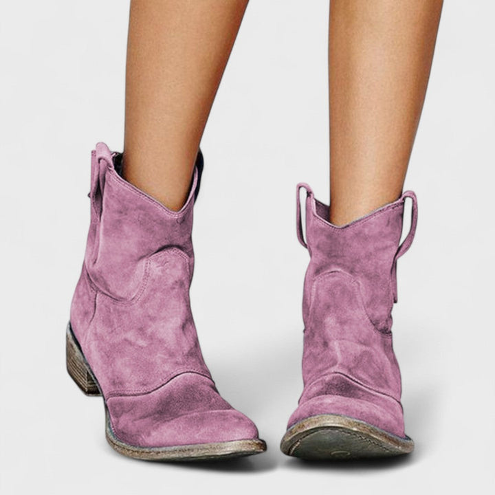 Daphné | Bottines western suédées femme