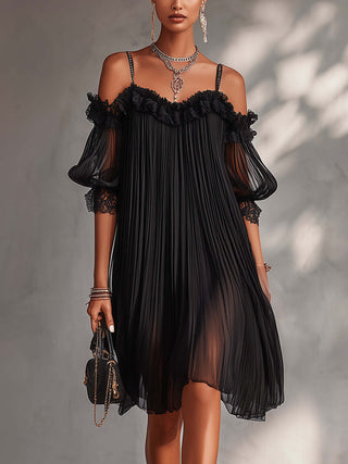 Céline — Robe longue femme imprimée en mousseline