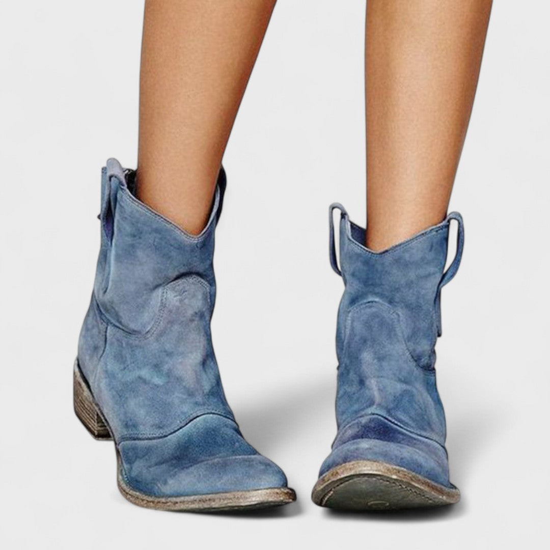 Daphné | Bottines western suédées femme