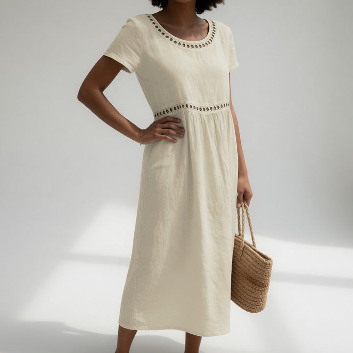 Ronda — Robe femme brodée élégante
