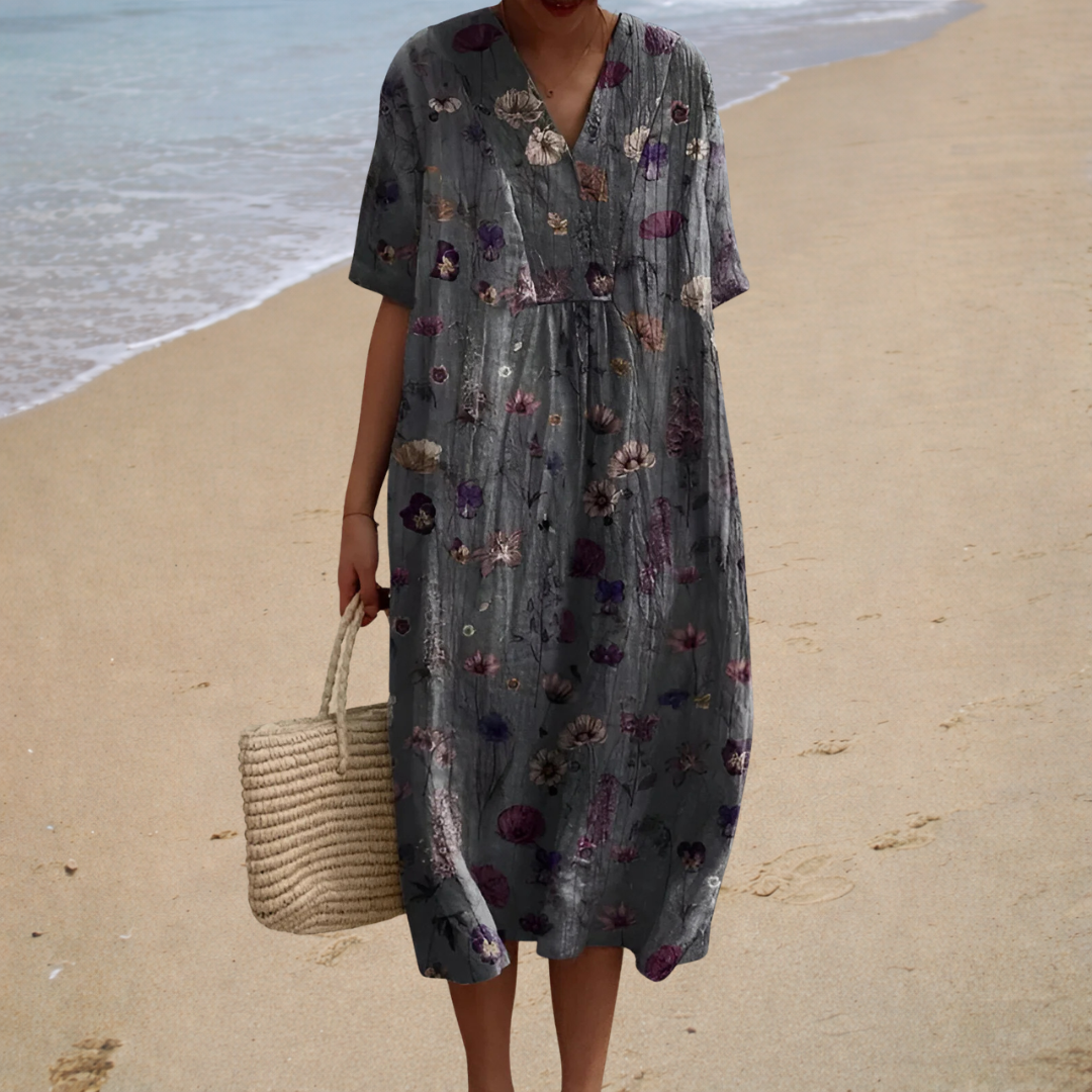 Cerise | Robe Fleurie Bohème Femme