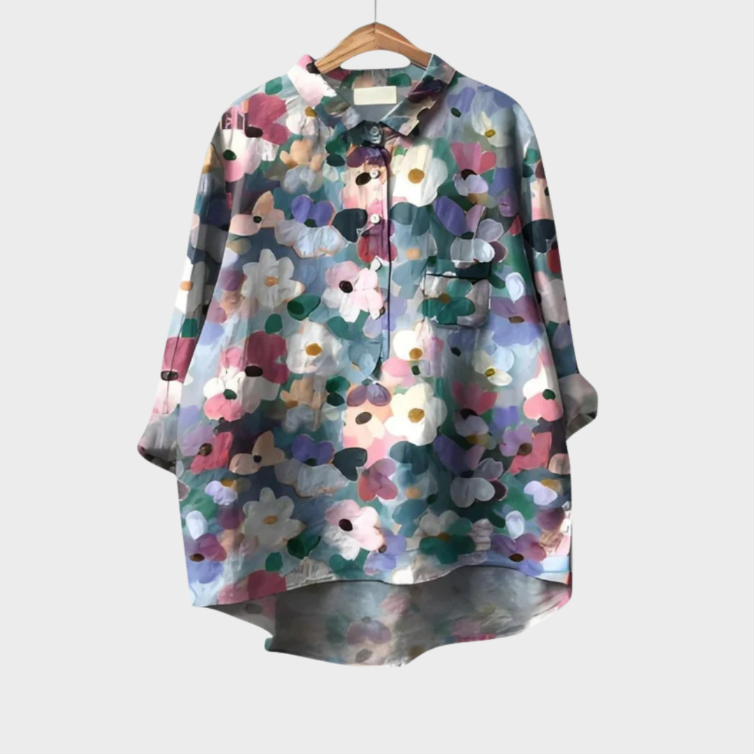 Noéline | Blouse florale douce femme