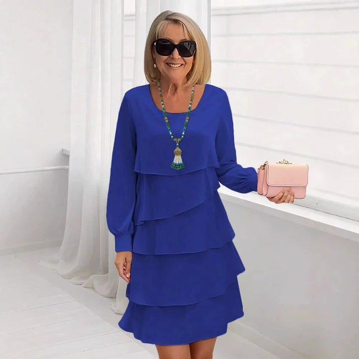 Madeleine – Robe midi fluide élégante femme
