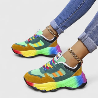 Maya | Baskets multicolores dynamiques femme