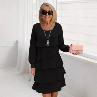 Madeleine – Robe midi fluide élégante femme