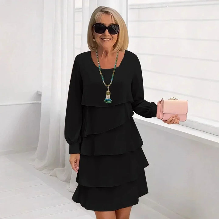Madeleine – Robe midi fluide élégante femme