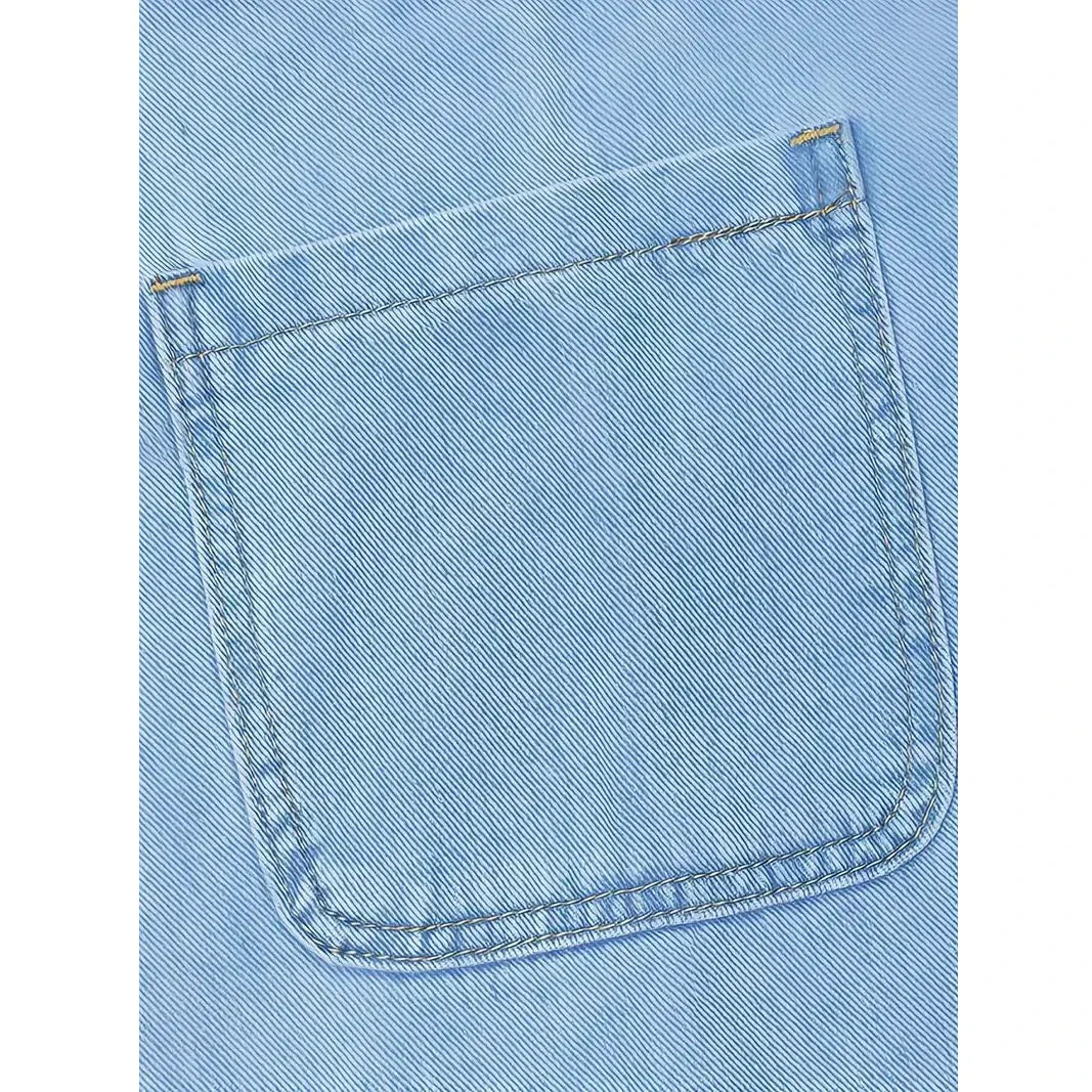 Saylor™ – La robe effet denim sans manches, légère et facile pour tous les jours