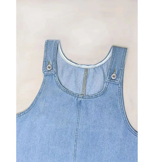 Saylor™ – La robe effet denim sans manches, légère et facile pour tous les jours