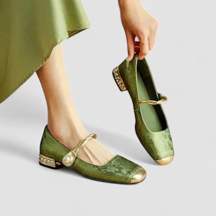 Émeraude | Chaussures Mary Jane bijou élégante femme