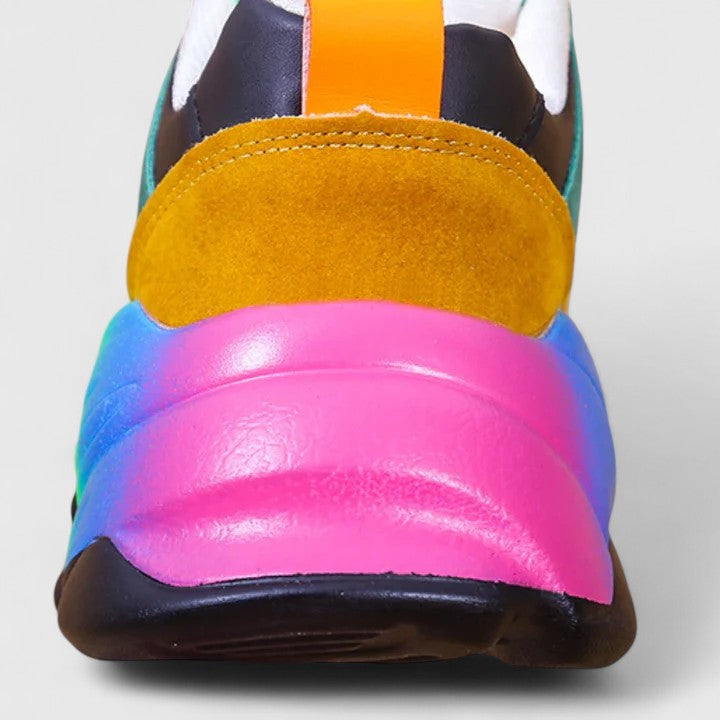 Maya | Baskets multicolores dynamiques femme