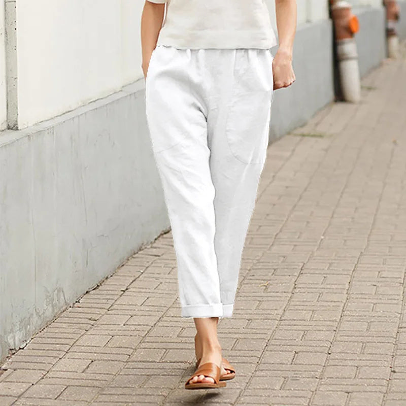 Françoise | Pantalon chino femme raffiné casual