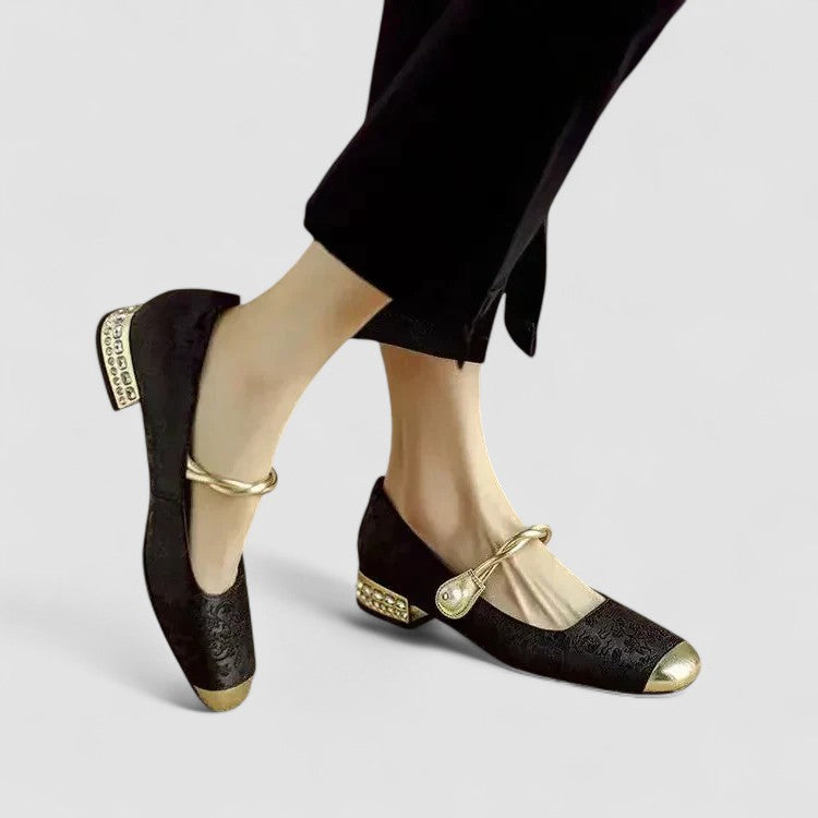 Émeraude | Chaussures Mary Jane bijou élégante femme